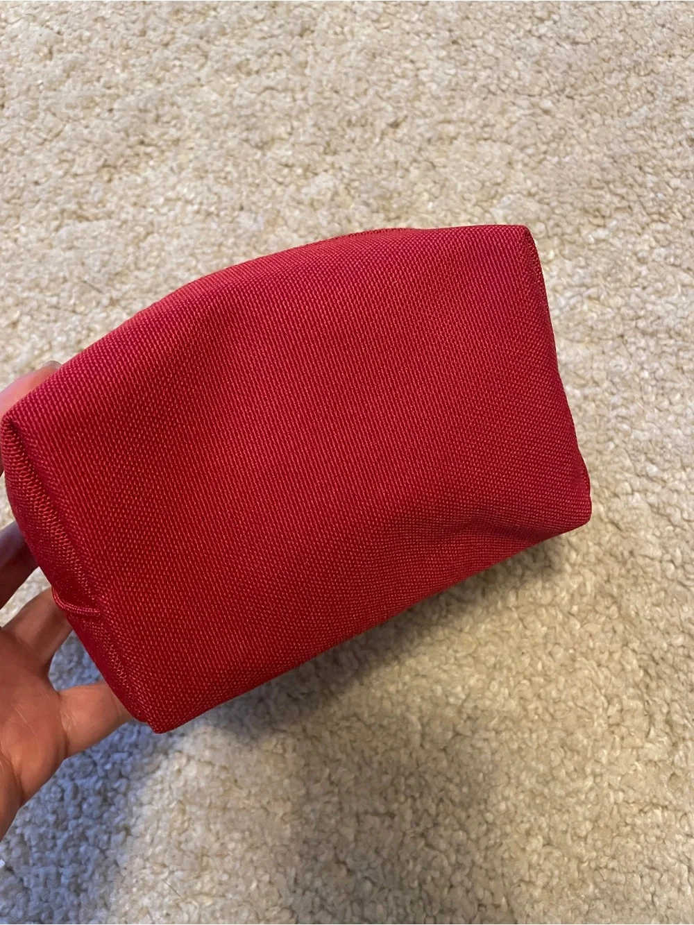 New! Christian Dior Red makeup Cosmetic Pouch Bag
